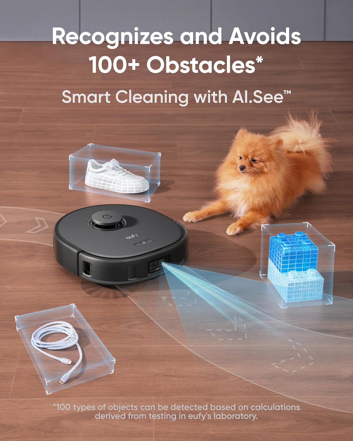 eufy X10 Pro Omni Robot Vacuum with Mop, 8000Pa, Auto-Lift Mops, AI Obstacle Avoidance - Image 7
